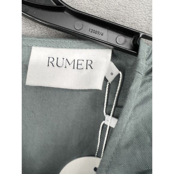 Rumer The Label Loulou Belted Jumpsuit Size Small 100% Linen Gray - Picture 8 of 11
